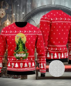 Sonic Drive In Grinch Snow Ugly Christmas Sweater For Men And Women Gift