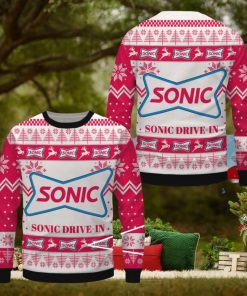 Sonic Drive In Ugly Christmas Sweater, Xmas Gift Ideas For Men Women