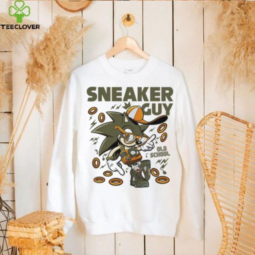 Sonic Old School To Match Sneaker Green Olive Green And Orange Shirt