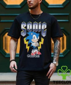 Sonic The Hedgehog Game On Black Men’s Short Sleeved T Shirt