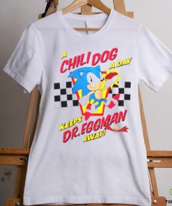 Sonic the Hedgehog Checkered Chili Dog shirt