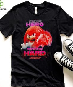 Sonic the Hedgehog Knuckles Only One Hero Hits This Hard hoodie, sweater, longsleeve, shirt v-neck, t-shirt