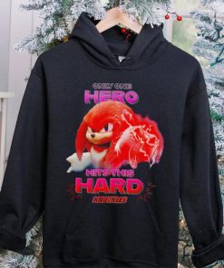 Sonic the Hedgehog Knuckles Only One Hero Hits This Hard hoodie, sweater, longsleeve, shirt v-neck, t-shirt