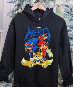 Sonic the Hedgehog cartoon team hero characters shirt
