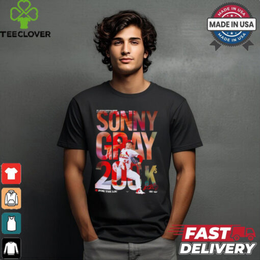 Sonny Gray Cardinals 200 strikeouts in a season Signature Shirt