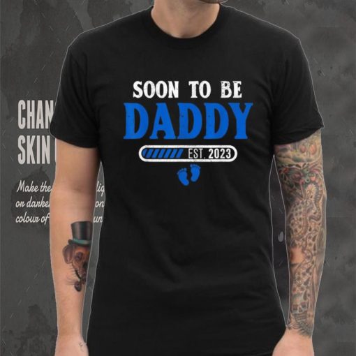 Soon To Be Daddy Est.2023 Dad Father’s Day T Shirt