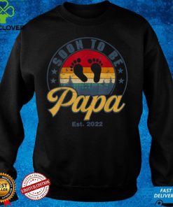 Soon To Be Papa Est 2022 Men Retro First Time Dad Papa T Shirt 1 Soon To Be Papa Est 2022 Men Retro First Time Dad Papa T Shirt
