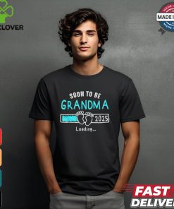 Soon to be grandma 2025 loading promoted to grandma 2025 shirt