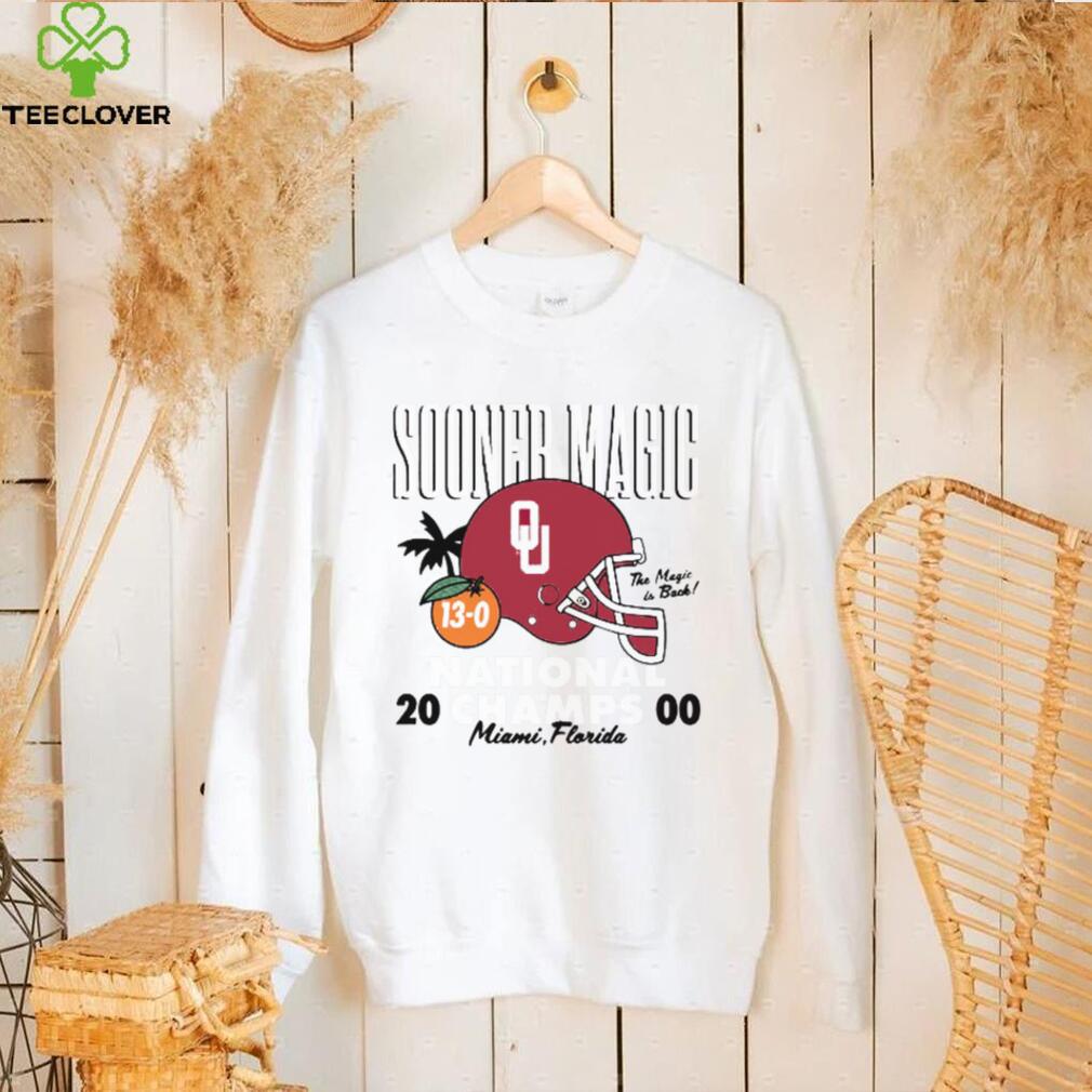 Sooner Magic 2000 National Champs Vintage Shirts Sooner Magic 2000 National Champs Vintage Shirts