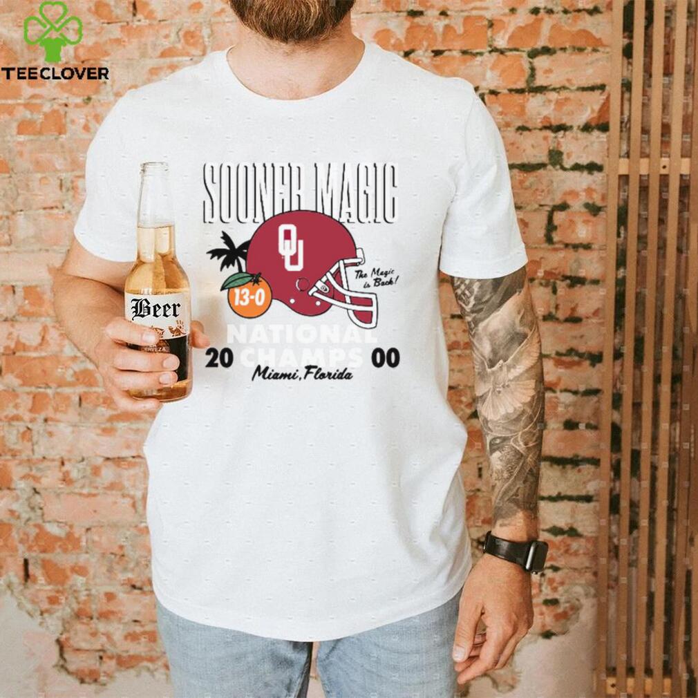Sooner Magic 2000 National Champs Vintage Shirts Sooner Magic 2000 National Champs Vintage Shirts