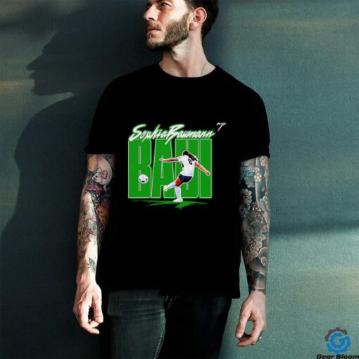 Sophia Baumann Baui Eastern Michigan soccer cartoon signature shirt