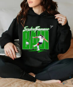 Sophia Baumann Baui Eastern Michigan soccer cartoon signature shirt