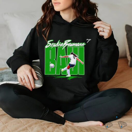 Sophia Baumann Baui Eastern Michigan soccer cartoon signature shirt