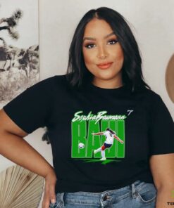 Sophia Baumann Baui Eastern Michigan soccer cartoon signature shirt