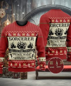 Sorcerer Class Dungeons & Dragons Ugly Gift Christmas 3D Sweater For Men And Women