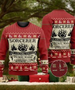 Sorcerer Class Dungeons & Dragons Ugly Gift Christmas 3D Sweater For Men And Women
