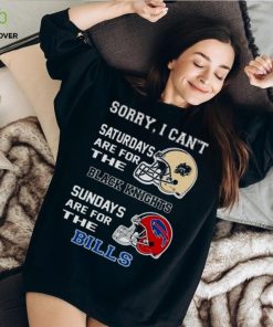 Sorry I Can’t Saturdays Are For The Army Black Knights Sundays Are For The Buffalo Bills 2023 shirt