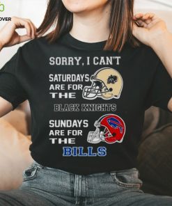 Sorry I Can’t Saturdays Are For The Army Black Knights Sundays Are For The Buffalo Bills 2023 shirt