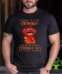 Sorry If I Am Cranky Im In My Terrible 40s Right Now T Shirt