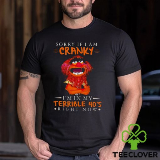 Sorry If I Am Cranky Im In My Terrible 40s Right Now T Shirt