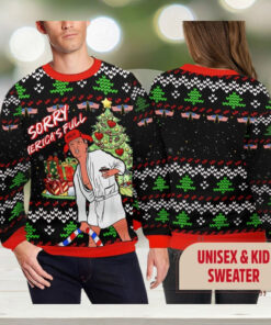 Sorry Merica’s Full Trump Christmas Ugly Sweater, Christmas Vacation Trump 3D Xmas Sweatshirt, Funny American 2024 President Merch