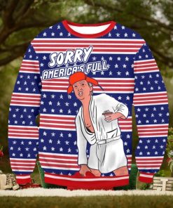 Sorry Merica’s Full Trump Parody Of Shitter’s Full Ugly Sweater Christmas Gift