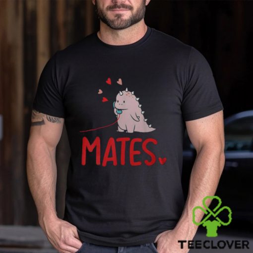 Soul Mates Cute Dinosaur Valentine's Day Matching Couples Men's T hoodie, sweater, longsleeve, shirt v-neck, t-shirt