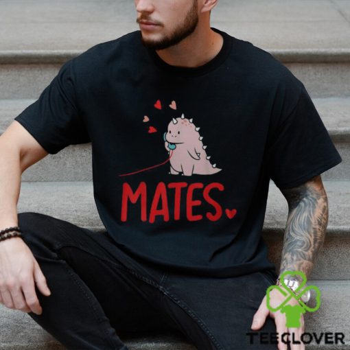 Soul Mates Cute Dinosaur Valentine's Day Matching Couples Men's T hoodie, sweater, longsleeve, shirt v-neck, t-shirt