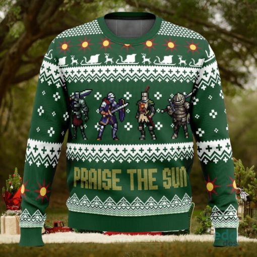 Souls Squad Dark Souls 3D Ugly Christmas Sweater Christmas Gift Ideas Party Gift