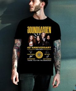 Soundgarden 40th Anniversary 1984 2024 Thank You For The Memories T Shirt