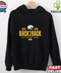 South Alabama Football Back to Back Veterans Bowl Champions 2023 2024 shirt