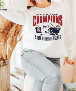 South Alabama Jaguars 2023 football 68 Ventures Bowl Champions helmet hoodie, sweater, longsleeve, shirt v-neck, t-shirt