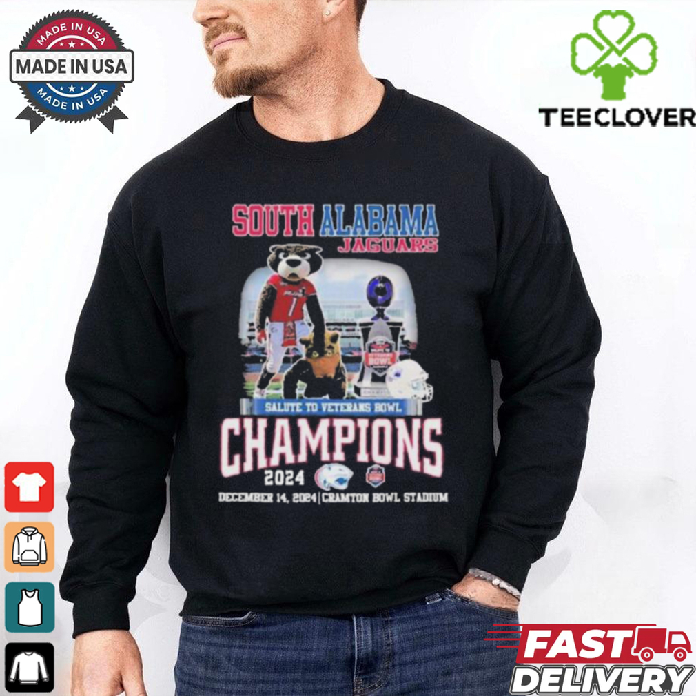 South Alabama Jaguars Are Veterans Bowl Champions 2024 Unisex T Shirt South Alabama Jaguars Are Veterans Bowl Champions 2024 Unisex T Shirt