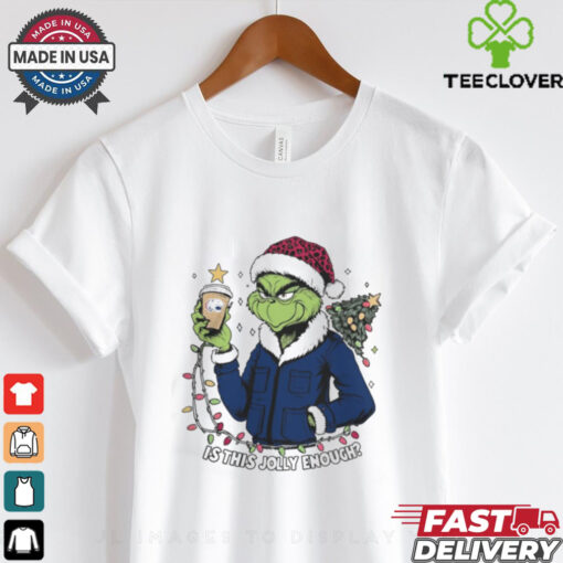 South Alabama Jaguars x Santa Grinch Is This Jolly Enough Merry Christmas Shirt