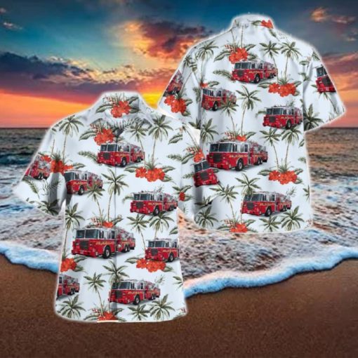 South Bronx, New York, FDNY Tower Ladder 44 Hawaiian Shirt