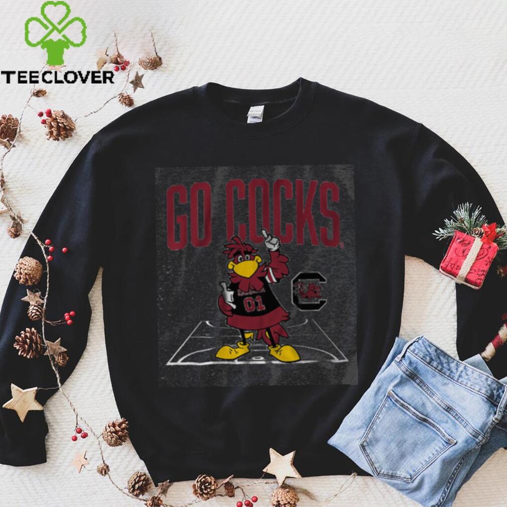 South Carolina Basketball Mascot Court Shirt South Carolina Basketball Mascot Court Shirt