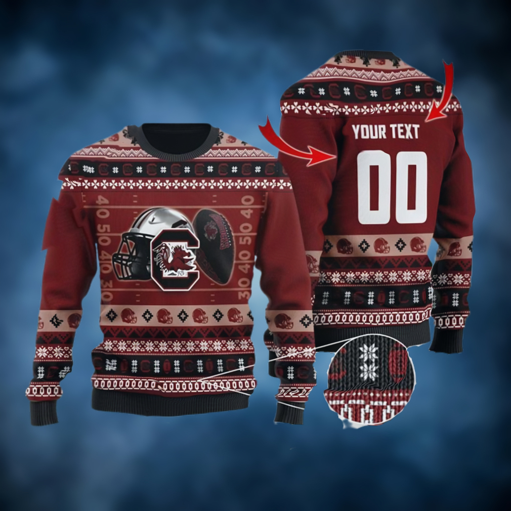 South Carolina Football Personalized Ugly Christmas Sweater South Carolina Football Personalized Ugly Christmas Sweater