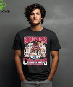 South Carolina Gamecock Women’s Basketball 2024 SEC Tournament Champions Signatures shirt 1 South Carolina Gamecock Women’s Basketball 2024 SEC Tournament Champions Signatures shirt