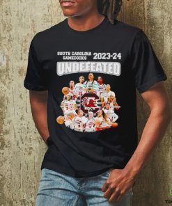 South Carolina Gamecocks 2023 2024 undefeated players shirt