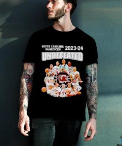 South Carolina Gamecocks 2023 2024 undefeated players shirt