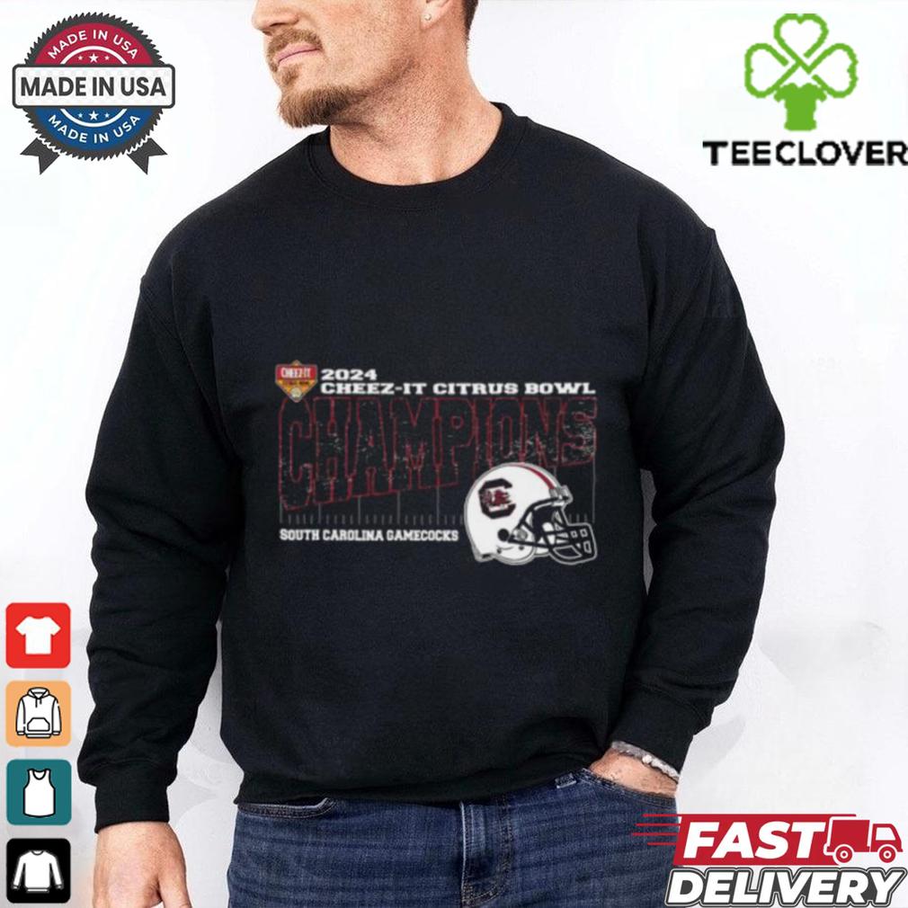 South Carolina Gamecocks 2024 Cheez It Citrus Bowl Champions College Bowl Season Vintage Helmet Unisex T Shirt South Carolina Gamecocks 2024 Cheez It Citrus Bowl Champions College Bowl Season Vintage Helmet Unisex T Shirt