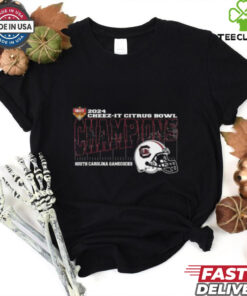 South Carolina Gamecocks 2024 Cheez It Citrus Bowl Champions College Bowl Season Vintage Helmet Unisex T Shirt