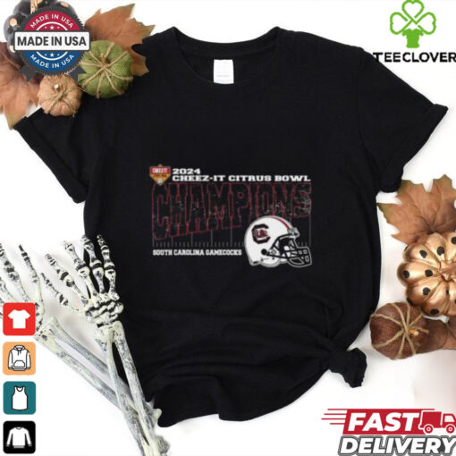 South Carolina Gamecocks 2024 Cheez It Citrus Bowl Champions College Bowl Season Vintage Helmet Unisex T Shirt