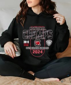 South Carolina Gamecocks 2024 NCAA women’s basketball National Champs 38 0 shirt