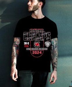 South Carolina Gamecocks 2024 NCAA women’s basketball National Champs 38 0 shirt