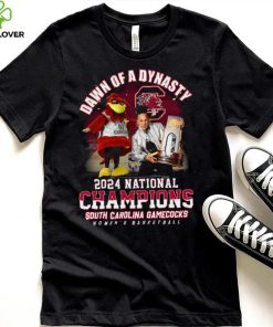South Carolina Gamecocks 2024 National Champions Dawn Of Dynasty T Shirt