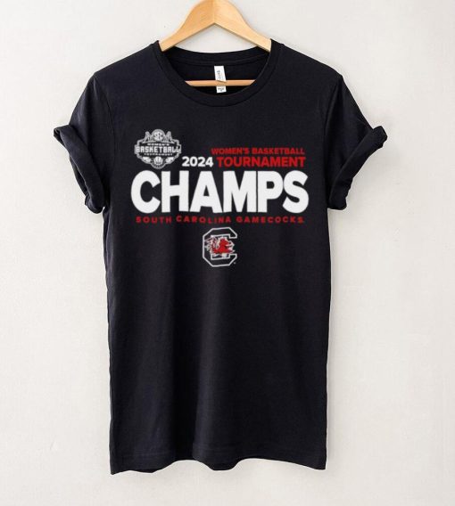 South Carolina Gamecocks 2024 SEC women’s basketball Conference Tournament Champions logo shirt