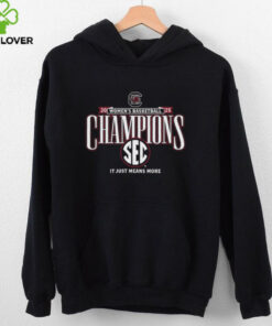 South Carolina Gamecocks 2025 SEC Women’s Basketball Regular Season Champions Locker Room T Shirt