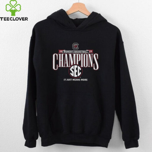 South Carolina Gamecocks 2025 SEC Women’s Basketball Regular Season Champions Locker Room T Shirt
