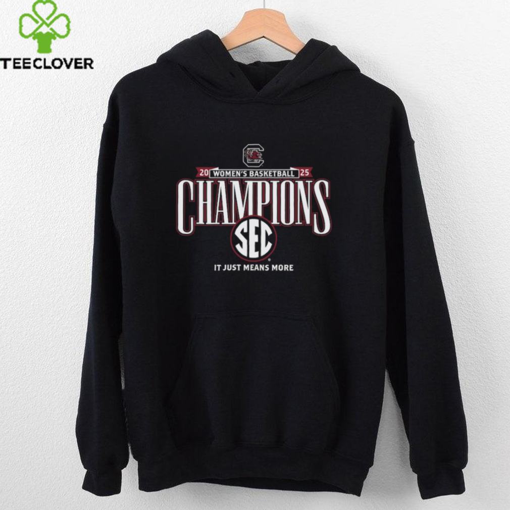 South Carolina Gamecocks 2025 SEC Women's Basketball Regular Season Champions Locker Room T Shirt South Carolina Gamecocks 2025 SEC Women's Basketball Regular Season Champions Locker Room T Shirt